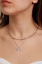 Heliophilia Silver Collar de Metal Plata